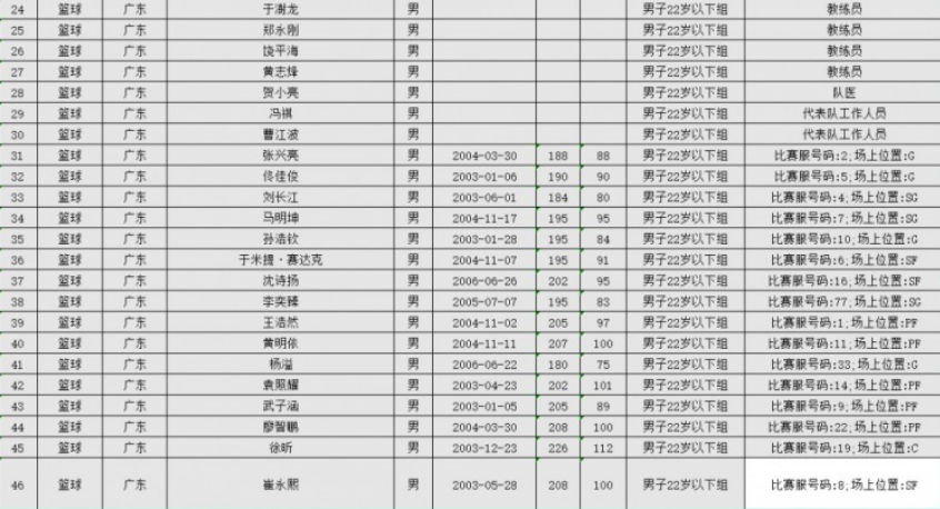 贺希宁, 男篮由崔永